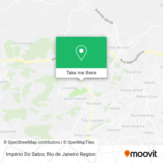 Império Do Sabor map