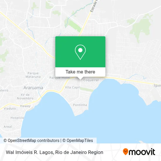 Wal Imóveis R. Lagos map
