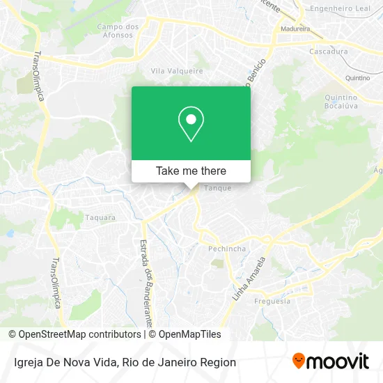 Igreja De Nova Vida map