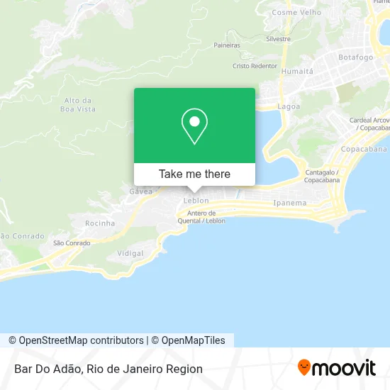 Bar Do Adão map