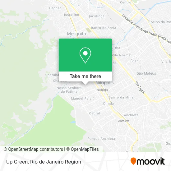 Up Green map