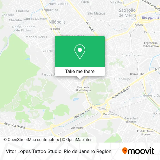 Vitor Lopes Tattoo Studio map