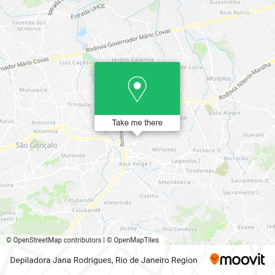 Depiladora Jana Rodrigues map