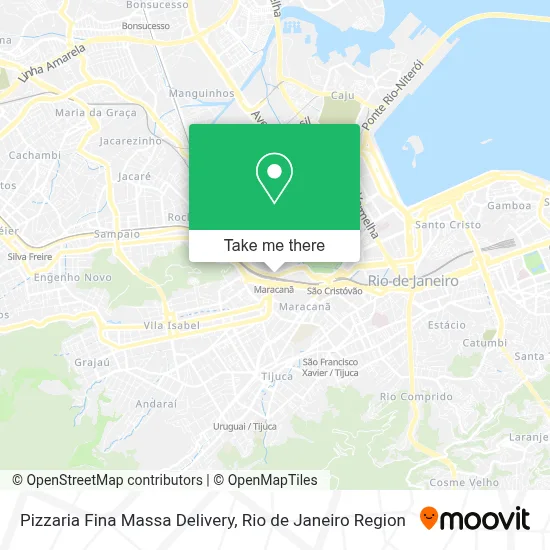 Pizzaria Fina Massa Delivery map