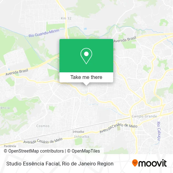 Studio Essência Facial map