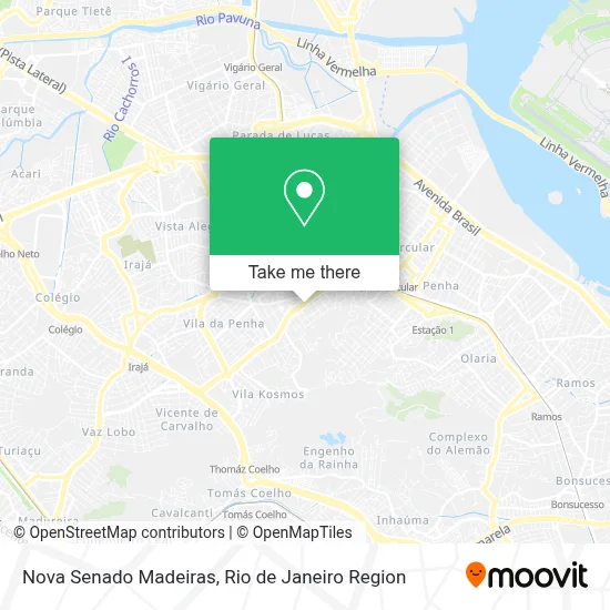Nova Senado Madeiras map