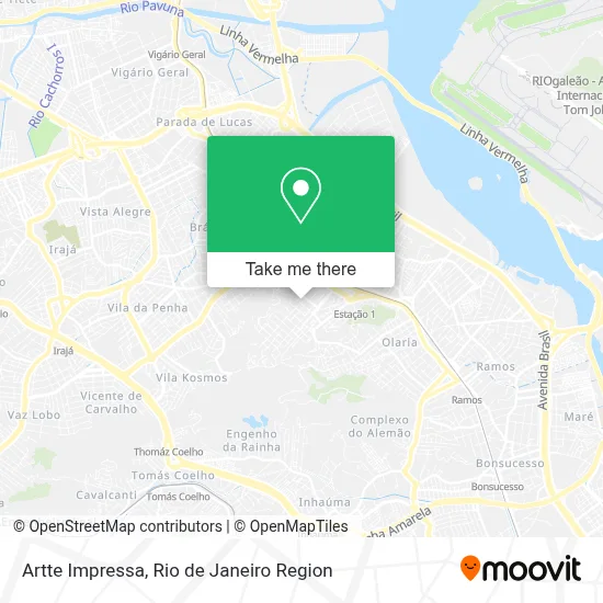 Artte Impressa map