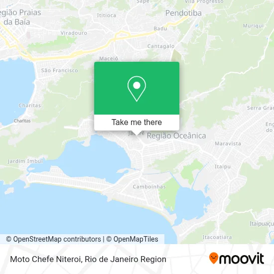 Moto Chefe Niteroi map