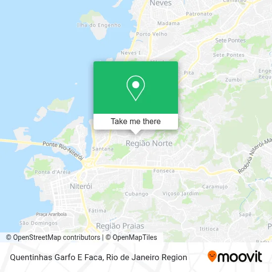 Quentinhas Garfo E Faca map
