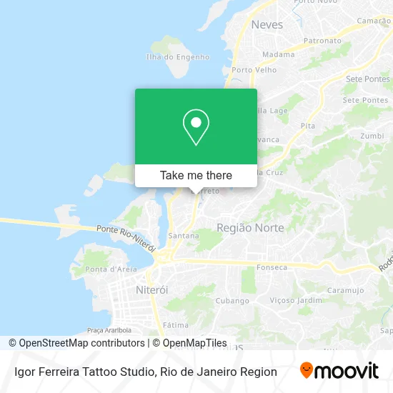 Igor Ferreira Tattoo Studio map