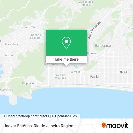 Inovar Estética map