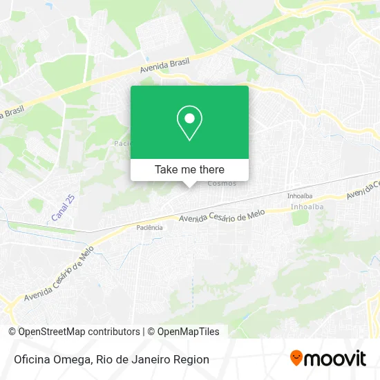 Oficina Omega map