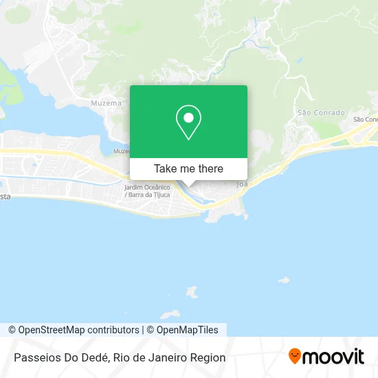 Passeios Do Dedé map