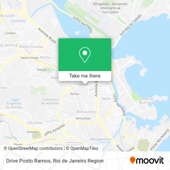 Drive Posto Ramos map