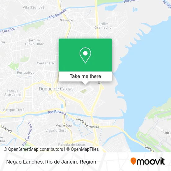 Negão Lanches map
