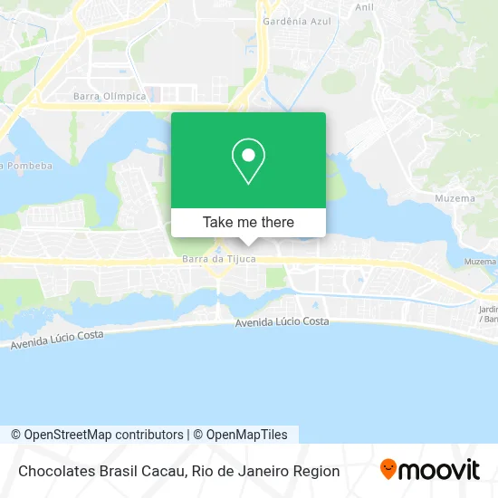 Chocolates Brasil Cacau map