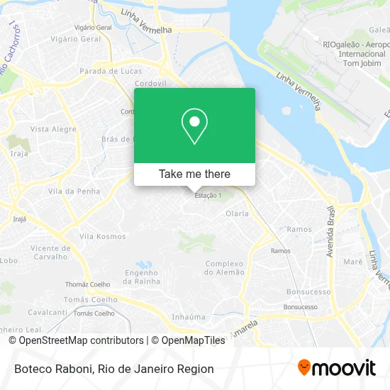 Boteco Raboni map