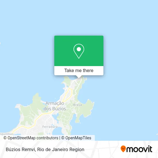Búzios Remvi map
