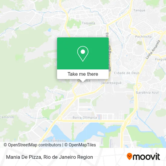 Mania De Pizza map