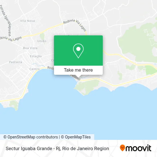 Sectur Iguaba Grande - Rj map