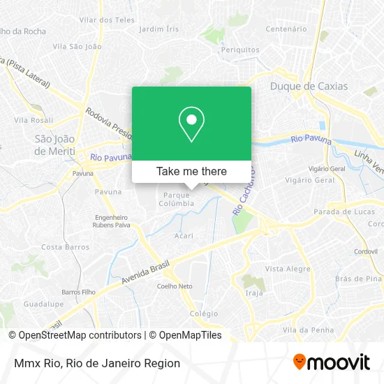 Mmx Rio map