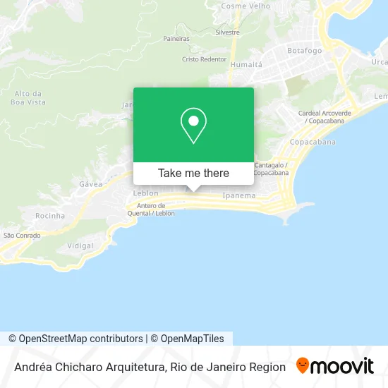 Andréa Chicharo Arquitetura map