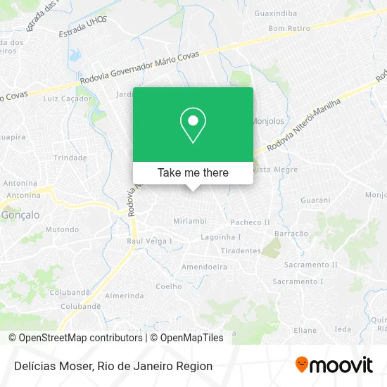 Delícias Moser map