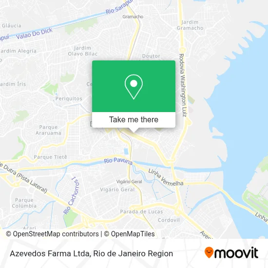 Azevedos Farma Ltda map