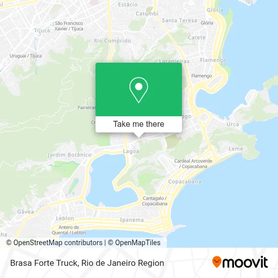 Brasa Forte Truck map