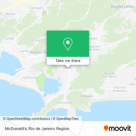 Mcdonald's map