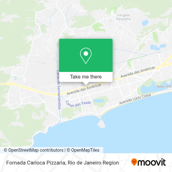 Fornada Carioca Pizzaria map