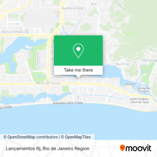 Lançamentos Rj map