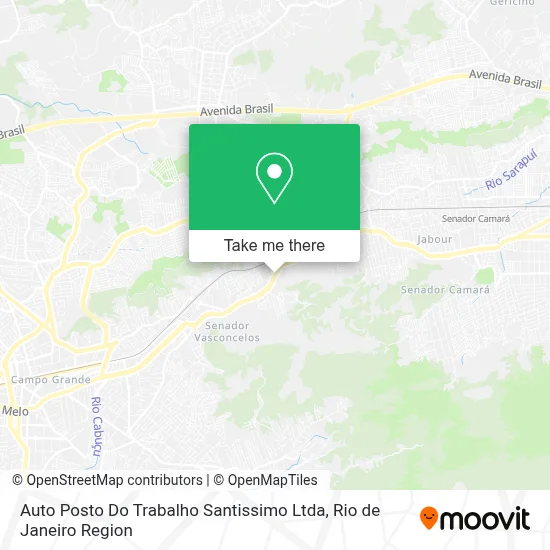 Auto Posto Do Trabalho Santissimo Ltda map