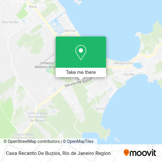Casa Recanto De Buzios map