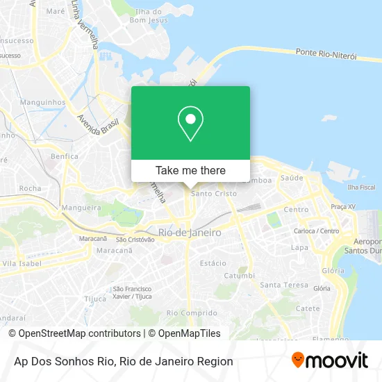 Ap Dos Sonhos Rio map