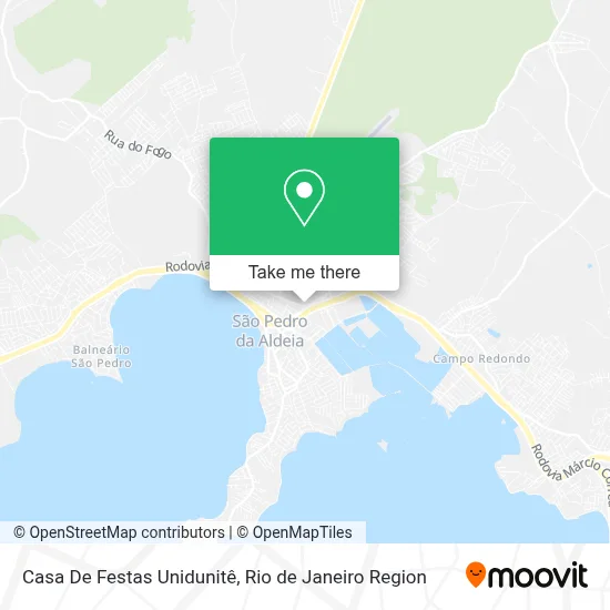 Casa De Festas Unidunitê map