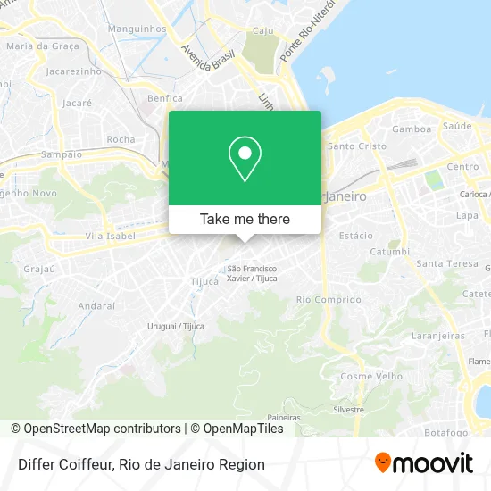 Differ Coiffeur map