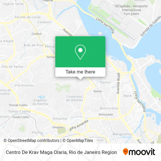 Centro De Krav Maga Olaria map