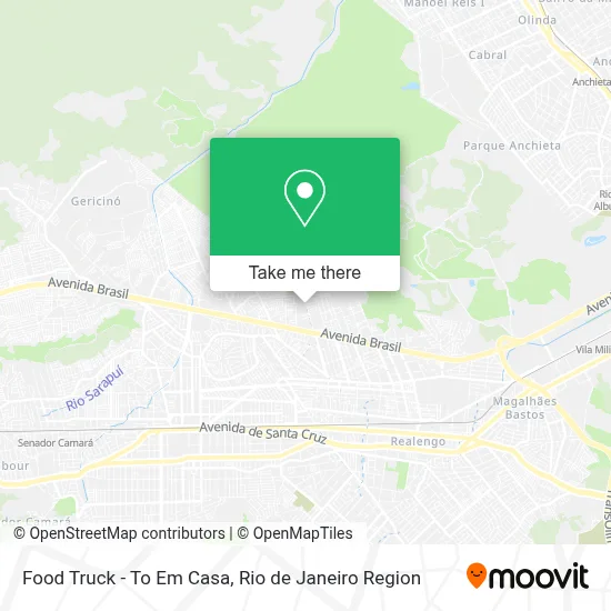 Food Truck - To Em Casa map