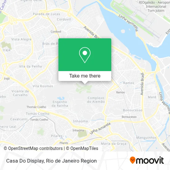Casa Do Display map