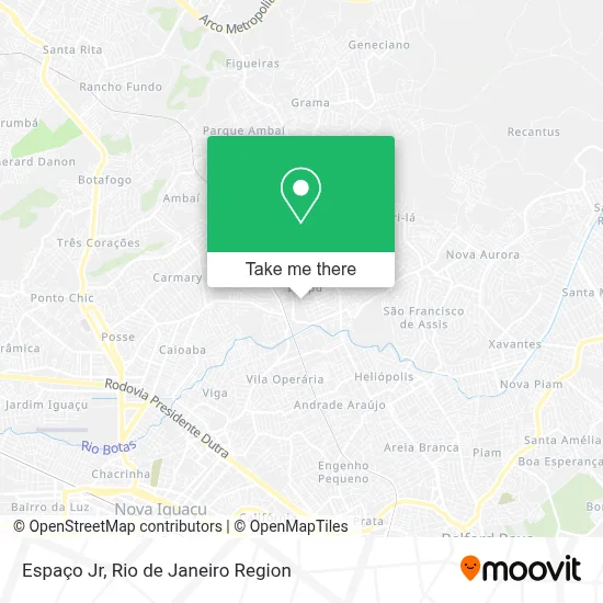 Espaço Jr map