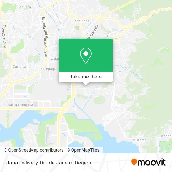 Japa Delivery map