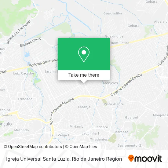 Igreja Universal Santa Luzia map