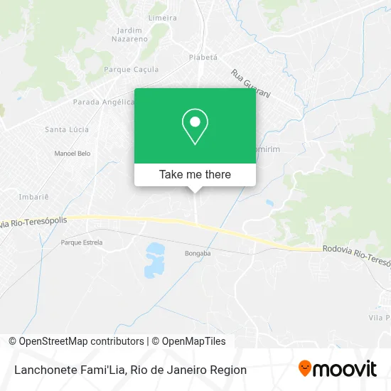 Lanchonete Fami'Lia map