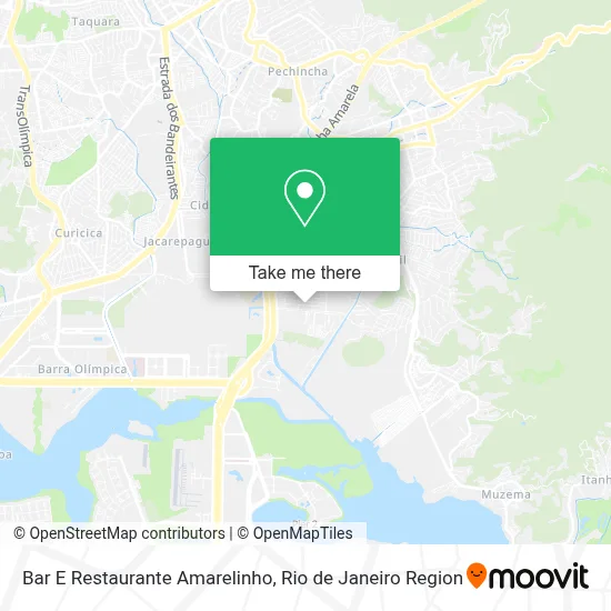 Bar E Restaurante Amarelinho map