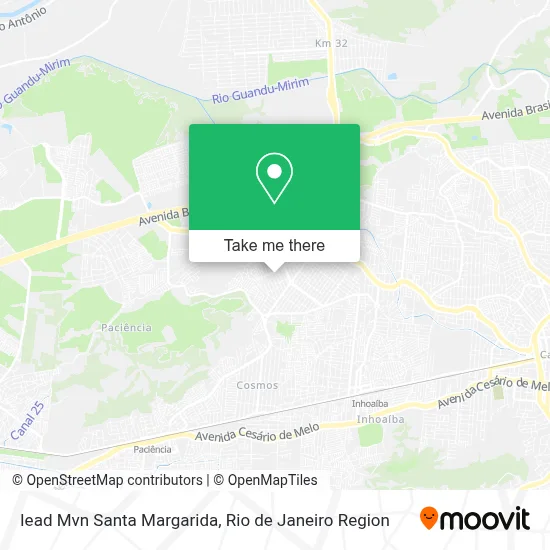 Iead Mvn Santa Margarida map