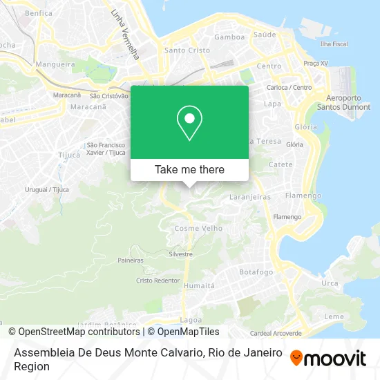 Assembleia De Deus Monte Calvario map