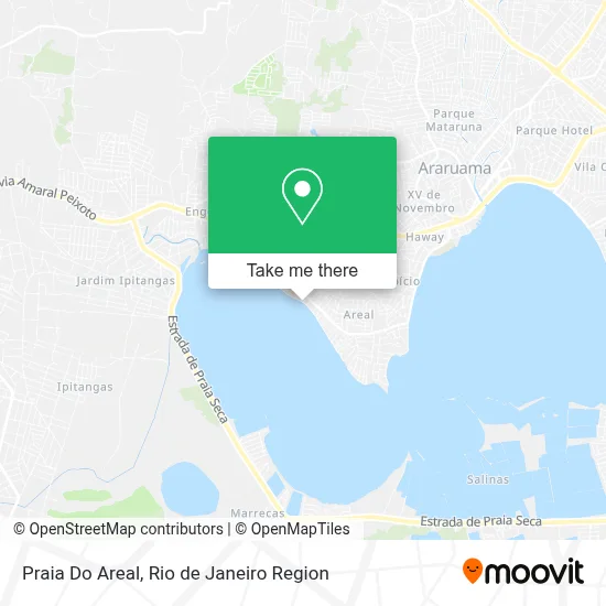 Praia Do Areal map