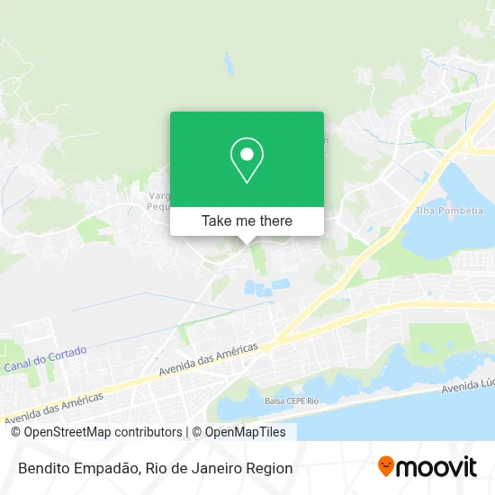 Bendito Empadão map