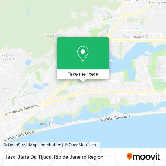 Iasd Barra Da Tijuca map